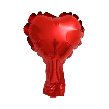 100buc 5 inch rosu Metalizat inima baloane folie cadouri de ziua Îndrăgostiților globos decor nunta mini pic de folie de dragoste inima balon