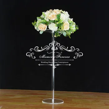 10BUC acrilic masă display stand nunta vaza de flori de nunta decor decor rotund florale nunta clar coloane