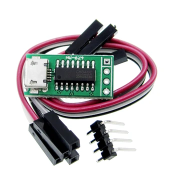 10BUC CH340C Micro USB to TTL Serial Port ISP Download Module 5V/3,3 V 500ma Înlocui