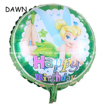 10buc/lot aluminiu baloane petrecere baloane folie verde zână floare cerc Decoratiuni Gonflabil Minge de Aer Consumabile