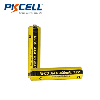 12pcs NICD 1.2 V AAA baterie reîncărcabilă baterie 400mah butonul de sus indurstry baterii PKCELL brand
