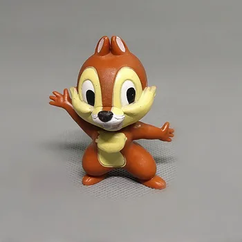2 buc Disney Figura Tamias Chip 'n' Dale Papusa DIY Cheie Lanț Copii Punga de Cadou Pandantiv Ornamente