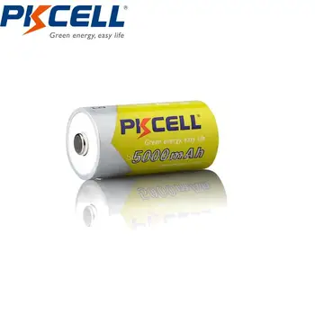 2 x PKCELL Baterii Ni-MH 1.2 V C dimensiune 5000mAh Baterie Reîncărcabilă 1000times Recyles Superior SUNT-2 LR14 C MN1400 E93