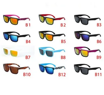 2018 KEN BLOCK Cadru Pătrat Bărbați Femei Brand Designer de Reflexie Ochelari de Soare Ochelari de cal Pătrat Spionat ochelari de Soare de sex Masculin UV400