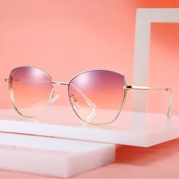 2019 Vintage din Metal Cadru ochelari de Soare Femei Oval Eyegasses pentru Bărbați Club în aer liber UV400 Doamnelor Nuante Oculos Gafas 809DF