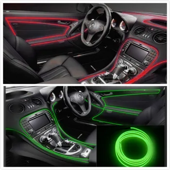 2m Pentru Mercedes Benz W202 W220 W204 W203 W210 E B Neon LED Lumină Atmosferă Mașină de Iluminat Interior Benzi Benzi cu LED-uri Ghirlanda Coarda