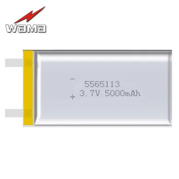2x Wama 5565113 Reală Capacitate de 5000mAh Li-ion 3.7 V Baterie Reîncărcabilă Litiu-Polimer Mobil de Rezervă de Putere de Produse Digitale