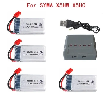 3.7 v 1800mAh Baterie Reîncărcabilă pentru KY601S SYMA X5 X5 X5C X5SC X5SH X5SW 903052 3.7 v Lipo baterie și încărcător