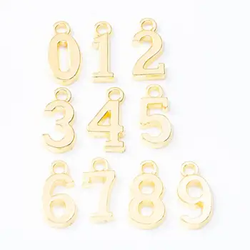 5 seturi de 10 numere de aliaj pandantive bijuterii brățară colier cu pandantive bijuterii DIY face 8291
