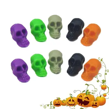 50pcs/Pachet Mini Halloween Craniu Recuzită Jucarii Amuzante din material Plastic Schelet pentru Copii Favoruri de Partid Complicat Jucarii Cadou Accesoriu (Mixt Color)