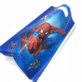 51/81pcs Desene animate Spiderman Super-Erou Cesti+Farfurii+Geanta Ziua Decor Copil de Dus Festival Pentru Copii Tacamuri Consumabile Partid