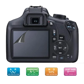 (6pcs, 3pack) LCD Guard Folie Ecran Protector pentru Canon EOS 1200D 1300D 2000D / Rebel T5 T6 T7 / Sărut X70 X80 X90 Camera