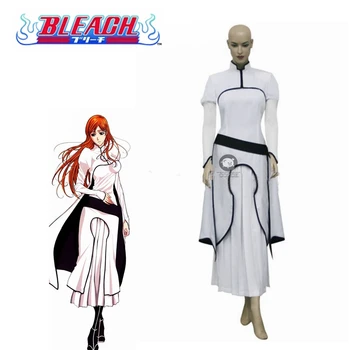 Anime Bleach Orihime Inoue Arrancar Cosplay Costum Rochie Albă Personalizate de Halloween transport Gratuit