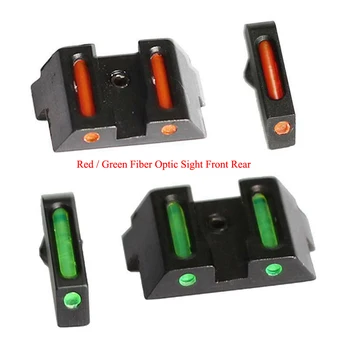 Aplus Mini Fibra Optica Față Vedere din Spate Luptă Red/Green Dot Fibra de Vedere pentru Glock Transport Gratuit