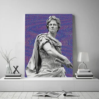 Arta de perete Ulius Cezar Statuie de Marmură Poze Canvas Postere Acasă Decor Modular Pictura HD Tipărite Nu Înscenat Pentru Dormitor