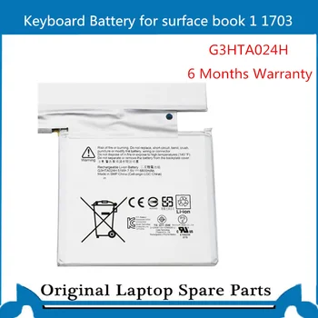 Autentic baterie pentru Microsoft Surface Book 1 1703 tastatura bateria G3HTA024H 7.5 V 51WH