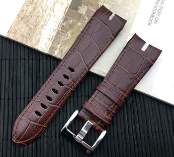 Brand de lux din Piele Watchband 26mm Pentru Roger Dubuis Pentru EXCALIBUR serie de trupa ceas curea 42mm cadran RDDBEX0405 logo pe