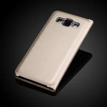 Calitate de Top Pentru Samsung Galaxy O5 On5 G5500 G550 G550F de Lux Clasic Ultra Slim din Piele PU Fereastra View Flip Cover Caz
