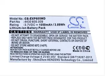 Cameron Sino 1050mAh baterie pentru EPPENDORF Easypet 3 4430 605.009
