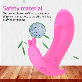 Control de la distanță Penetrare Penis artificial Vibratoare de Chilotei pentru Femei Clitorisul Stimulator Adult Mașină de Sex Feminin Masturbator Vagin Jucarii