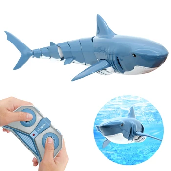Control de la distanță Rechin Jucării Aer Înot Pește în Infraroșu de Zbor Baloane cu Aer Nemo Pește Clovn Aer Avionul Copii cadou Jucarii de Simulare Jucărie