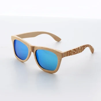 CUUPA Lemn Retro ochelari de soare pentru Femei bărbați de înaltă calitate de Brand Design Sculptat cadru de bambus Polarizat ochelari de soare, Plajă, ochelari de vedere