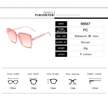 Designer de Brand Supradimensionat ochelari de Soare Patrati de Femei de Moda de Mare Cadru Ochelari de Soare Doamnelor de Epocă Shades Ochelari de zonnebril dames