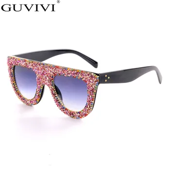Diamant de Lux ochelari de Soare Femei Stras ochelari de Soare Femei Clasic Retro Vintage ochelari de Soare UV400 Ochelari de Handmade