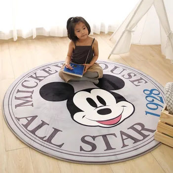 Disney Mickey Minnie Mouse Covor copil Copil Crawling Joc Mat Covor de Interior bun venit Moale Sezonul Patru copii Mat pătură cadou