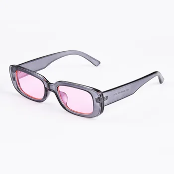 DRESSUUP Punk Ochelari de Soare Rama Lentile PC-ul de Călătorie ochelari de Soare Retro Mici, Ovale ochelari de Soare pentru Femei Brand Designer Cadru Moda