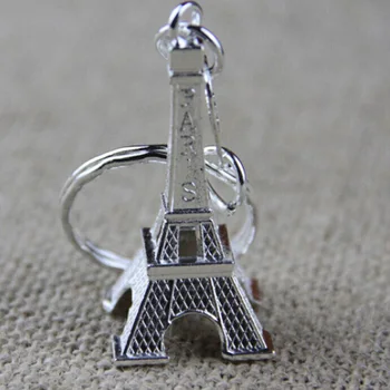 Fierbinte de Epocă 3D Turnul Eiffel Paris breloc franceză de suveniruri paris Breloc Breloc Cheie Lanț Inel 12buc mult