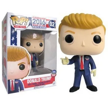 Funko POP Alegerilor Prezidențiale din SUA Din 2016 Trump Hand-made Model de Jucărie Decor Jucărie pentru Copii Ziua de nastere Cadou de Colectare Pop 02