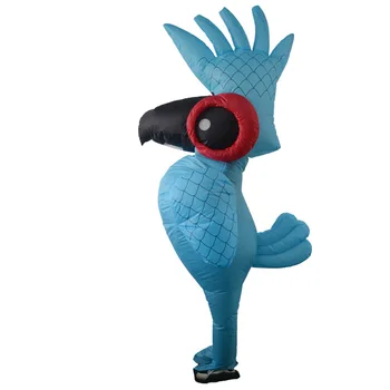 Gonflabile Rio Blue Parrot Costum Animale, Desene Animate, Anime Cosplay Costum Papagal Haine Pentru Adulți Halloween Costume Petrecere