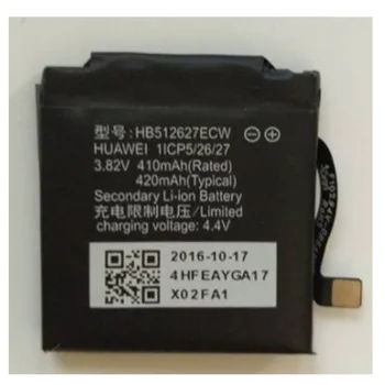 HB512627ECW Acumulator pentru HUAWEI CEAS 2 Ceas Smartwatch Nou Li-Polimer-Polimer Reîncărcabilă Acumulator de Înlocuire 3.82 V 410mAh