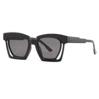 HBK 2021 Nouă Pătrate Mici ochelari de Soare Femei de Moda de Plastic, Rama de Ochelari de Epocă Bărbați Nuante Retro Gradient de Culori Oculos UV400