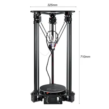 Imprimanta 3D Pentru Kossel Liniar Delta Mari de Imprimare Dimensiune Ecran LCD Printer Kit DIY UE/marea BRITANIE/SUA/AU Plug