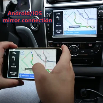 JMCQ Oglindă Conexiune Radio Auto Pentru Honda Civic 2005-2012 Multimedia Video Player 2 din Android 9.0 4G+64G DSP Navigare GPS