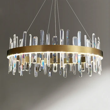 K9 Cristal de Lux LED Iluminat Candelabru Postmodern 30W 40W 45W Lampă de Agățat Pentru luat Masa, Living Decor Acasă Candelabre