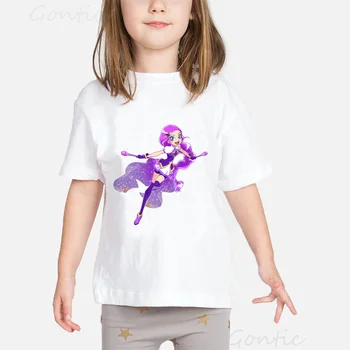 LoliRock fete Magice tricou Copii Design Amuzant de Desene animate Anime Grozav copii tricou Maneca Scurta copii Îmbrăcăminte oooL097