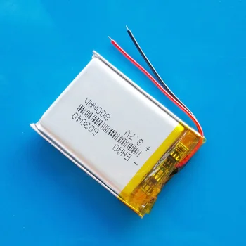 Lot 10 buc 603040 3.7 V 800mAh lipo polimer litiu-ion baterie reîncărcabilă pentru MP4 GPS DVD bluetooth recorder E-book foto