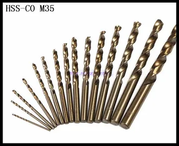 M35 cu Cobalt HSS Burghiu 3.5/3.8/4/4.2/4.5 mm Burghiu Biți Drept Coadă de Lemn de Lucru de Metal din Oțel Inoxidabil Instrument de Foraj
