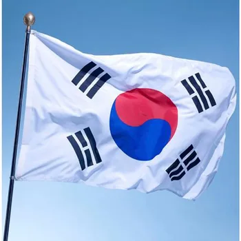 Mari Coreea de Sud Flag Poliester coreean Naționale Banner 3x5ft Taegeukgi parada/Festival/Home Decor de moda Noua