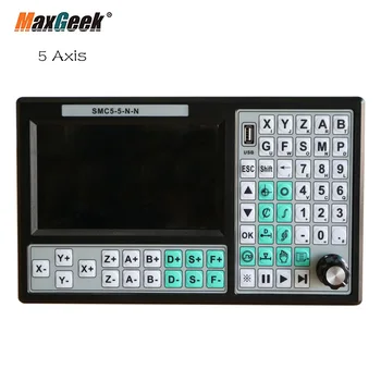Maxgeek CNC 5 Axe Controler de Mișcare Offline CNC Controller 500KHz Înlocui Mach 3 USB Controler de Mișcare Ecran 7inch