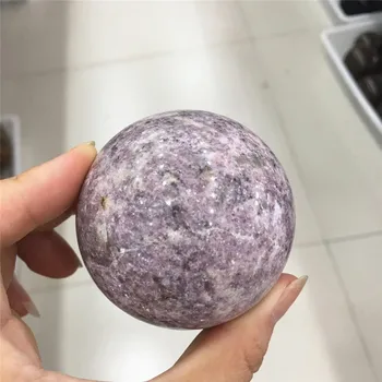 Naturale Lepidolite piatra de cristal minge Mica violet de vindecare de cristal Trimite bază