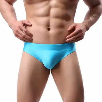 NOI 2019 Vară Om de Inot Boxeri Talie Joasa, Costume de baie SEXY Bărbați uscare Rapida slip de baie costume de Baie pe Plajă