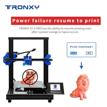 Noi Modernizate Tronxy XY-2 Pro Rapid de Asamblare 3D Printer Auto nivelare Continuarea Imprimare Putere Filament Senzor de 3.5