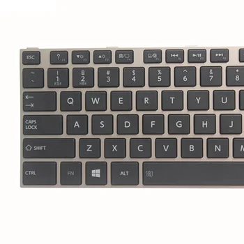 Noi NE-tastatura Laptop pentru Toshiba Satellite U40-O U40T-O U45-O U45T-O FIE45-O Tastatură de culoare Neagră, cu ramă de argint NU iluminare din spate