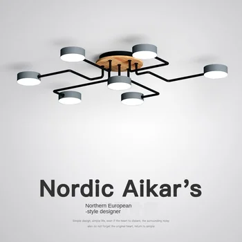 Nordic living modern lampa creative abajur rotund LED lampă de plafon dormitor hotel de iluminat