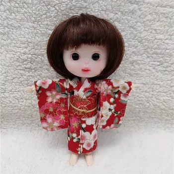 Ob11 haine pentru copii obitsu11 bărbați și femei, kimono yukata costum potrivit pentru GSC 1/12bjd haine papusa accesorii, Jucării haine