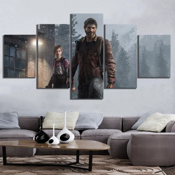 Panza Imprimate, Poster Acasă Decorative The Last Of Us 5 Panoul De Jocuri Pictura Arta De Perete Imagini Pentru Living Modular Cadru